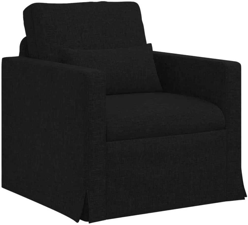 Fotelis Sofa Juoda 78 x 78 x 80 cm Metalas