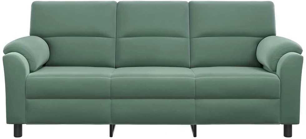 Sofa Jūrinė žalia 214 x 85 x 93 cm Aksomas
