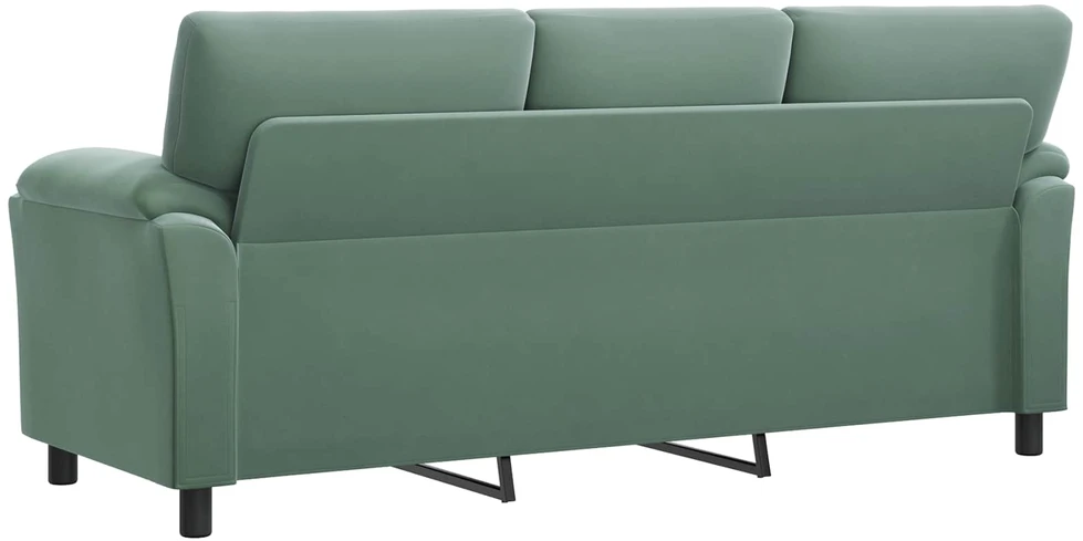 Sofa Jūrinė žalia 214 x 85 x 93 cm Aksomas