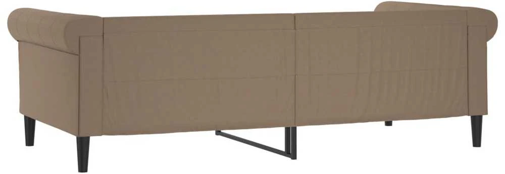 Sofa, kapučino spalvos, 80x200cm, dirbtinė oda