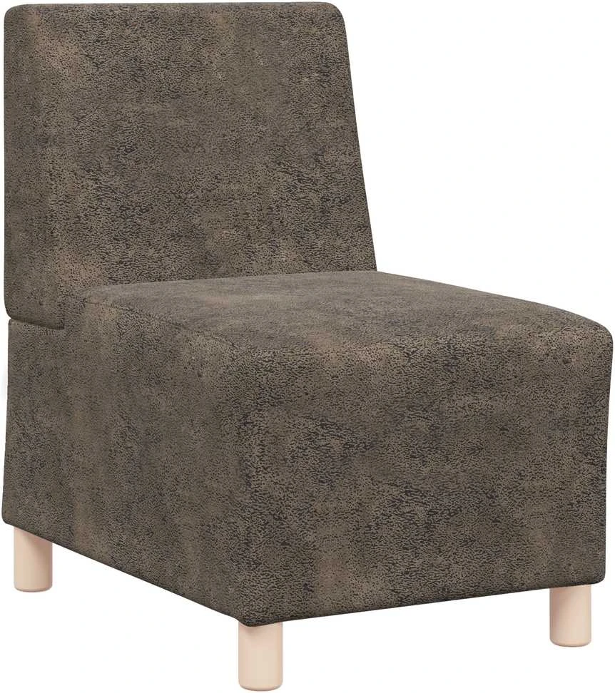 Modulinis sofa vienetas be rankų 2 vnt. Tamsiai pilka