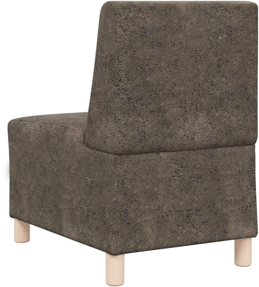 Modulinis sofa vienetas be rankų 2 vnt. Tamsiai pilka