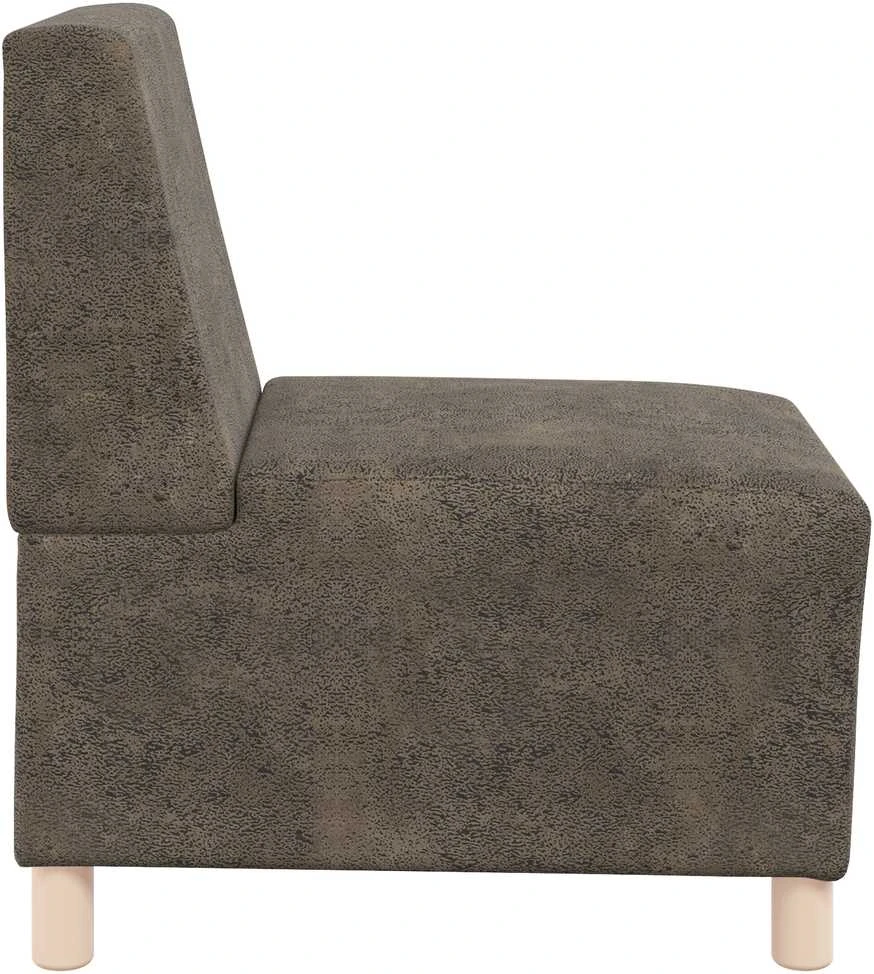 Modulinis sofa vienetas be rankų 2 vnt. Tamsiai pilka