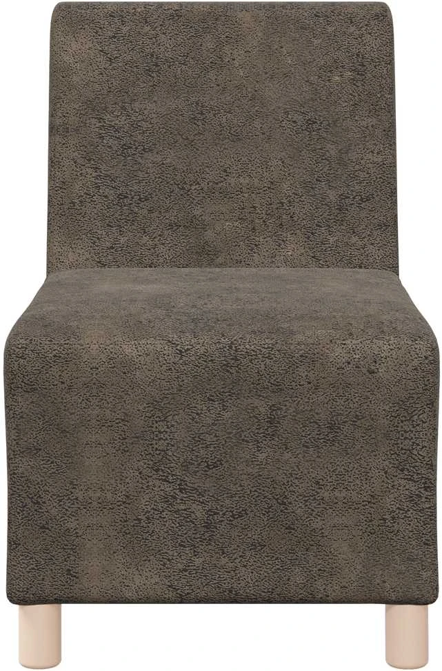 Modulinis sofa vienetas be rankų 2 vnt. Tamsiai pilka