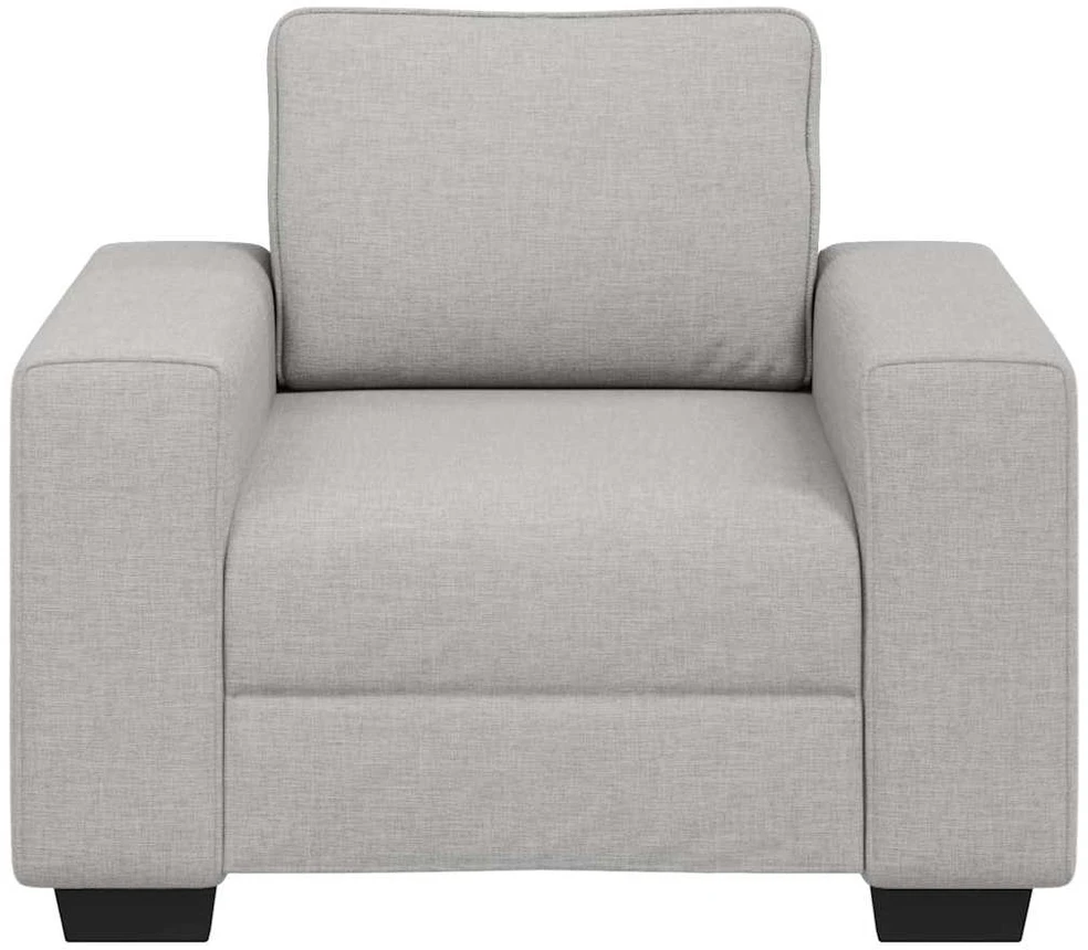 Sofa-kėdė, debesų pilka, 100x77x82 cm, audinys