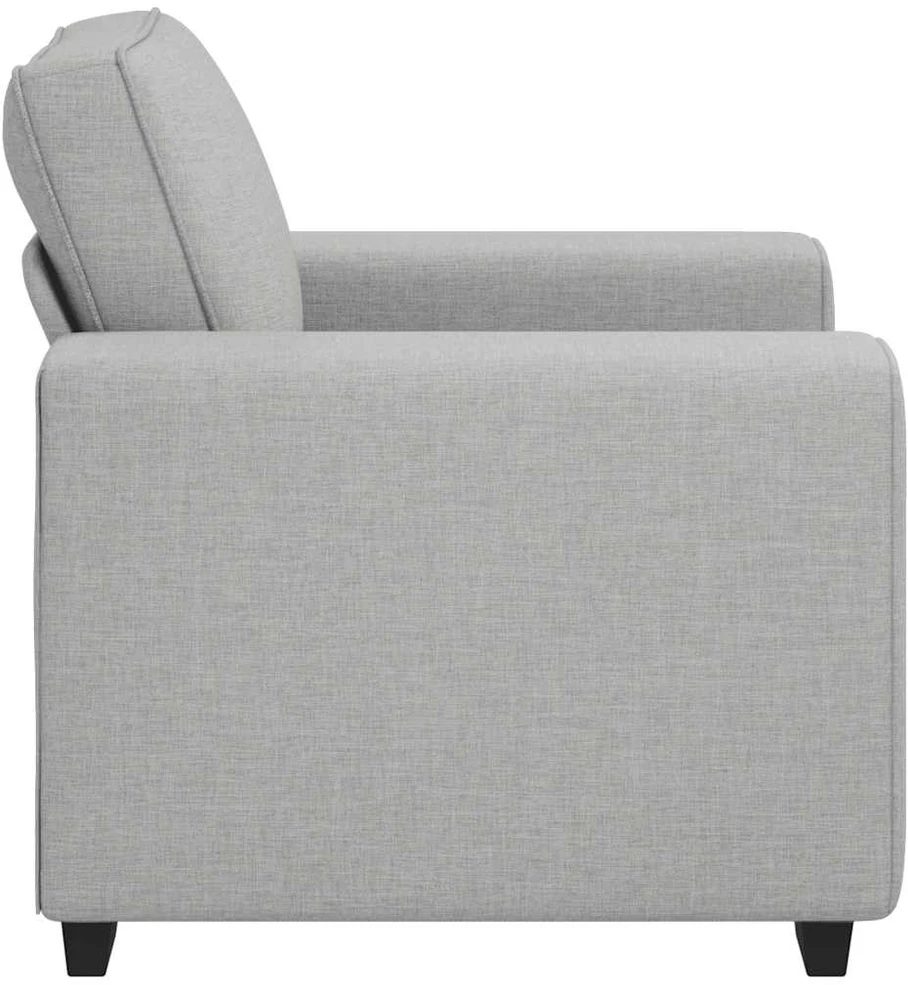 Sofa-kėdė, debesų pilka, 100x77x82 cm, audinys