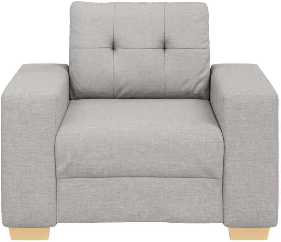 Sofa-kėdė, debesų pilka, 100x78x80 cm, audinys