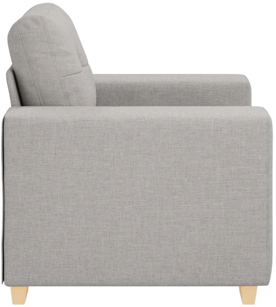 Sofa-kėdė, debesų pilka, 100x78x80 cm, audinys