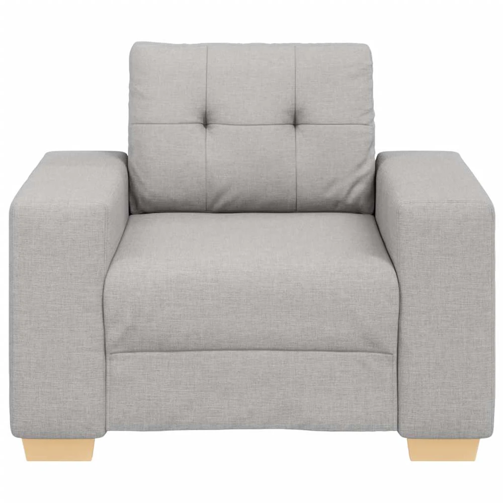 Sofa-kėdė, debesų pilka, 100x78x80 cm, audinys