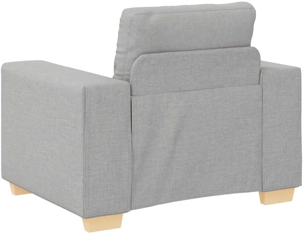 Sofa-kėdė, debesų pilka, 100x78x80 cm, audinys