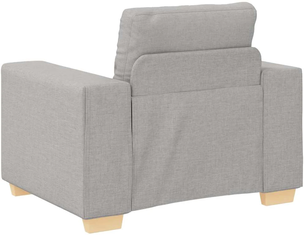 Sofa-kėdė, debesų pilka, 100x78x80 cm, audinys