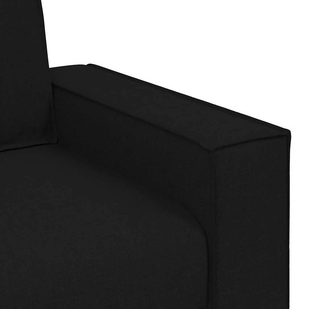Sofa-kėdė, juoda, 100x78x84 cm, audinys