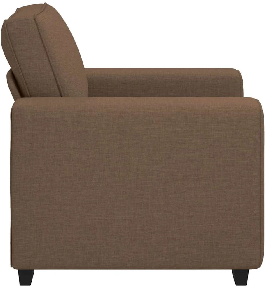 Sofa-kėdė, ruda, 100x77x82 cm, audinys