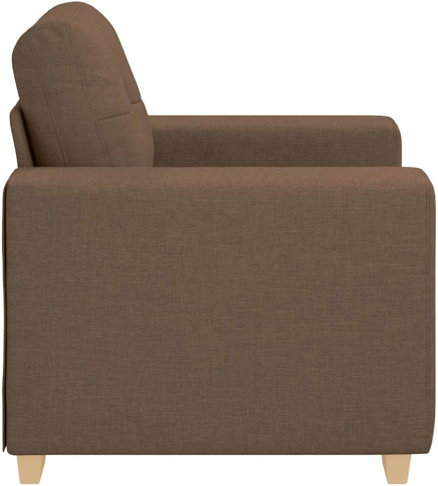 Sofa-kėdė, ruda, 100x78x80 cm, audinys