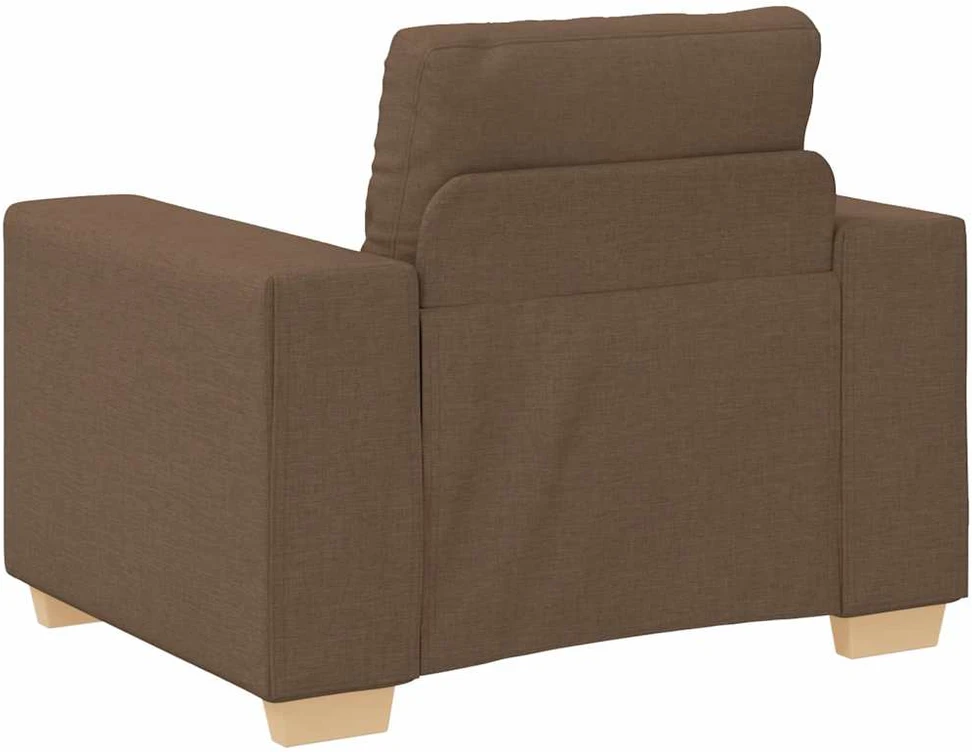 Sofa-kėdė, ruda, 100x78x80 cm, audinys