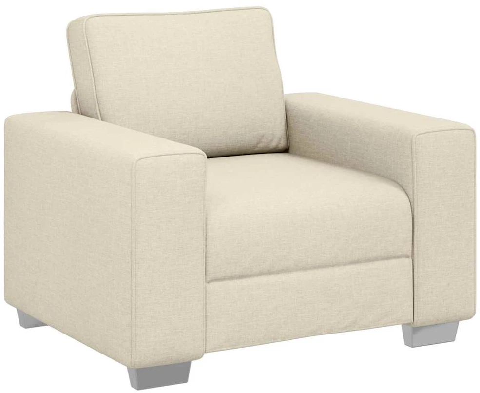 Sofa Kėdė Smėlio 100 cm Lino mišinio audinys