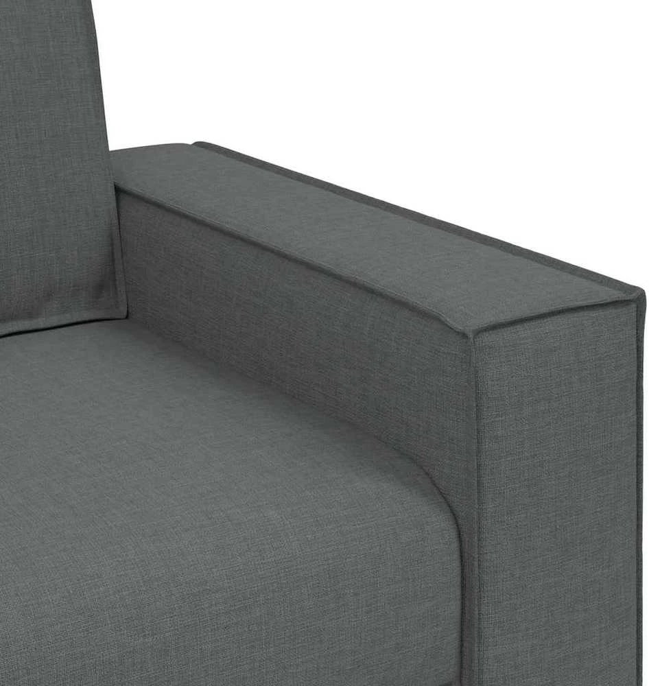 Sofa-kėdė, tamsiai pilka, 100x78x84 cm, audinys