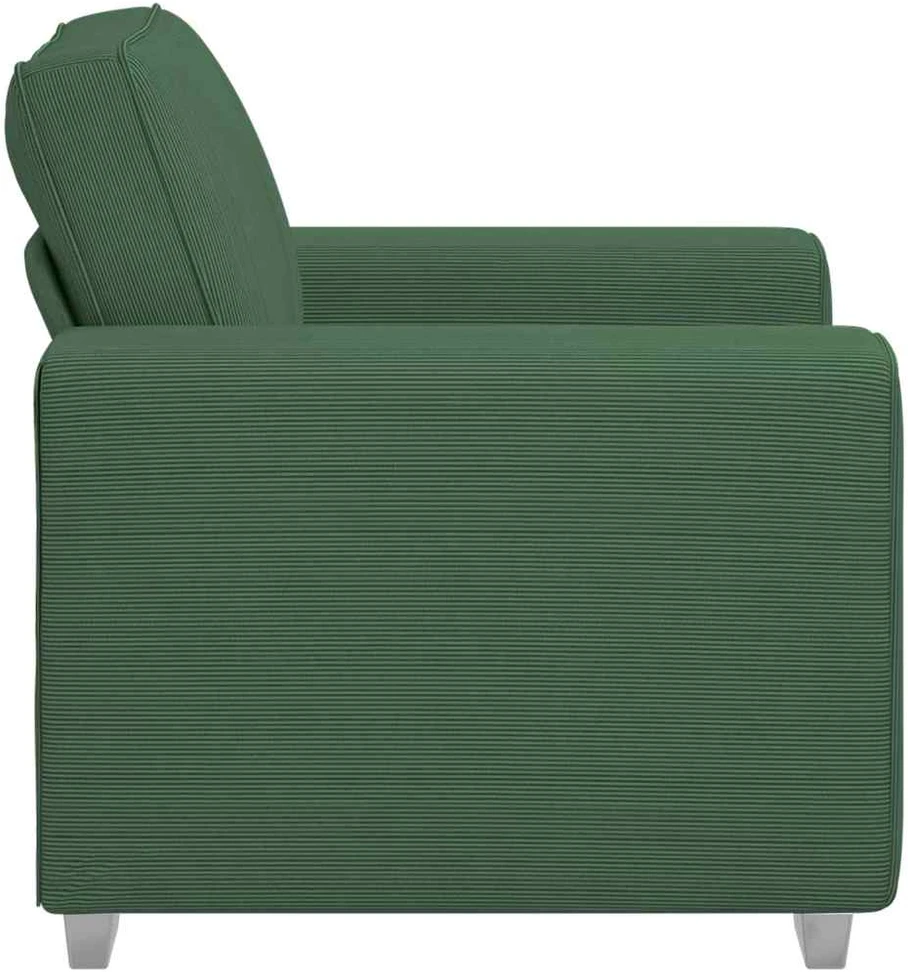 Sofa-kėdė, tamsiai žalia, 100x77x82 cm, velvetas, audinys