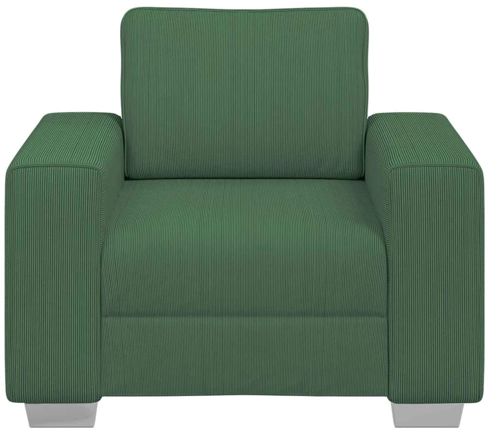 Sofa-kėdė, tamsiai žalia, 100x77x82 cm, velvetas, audinys