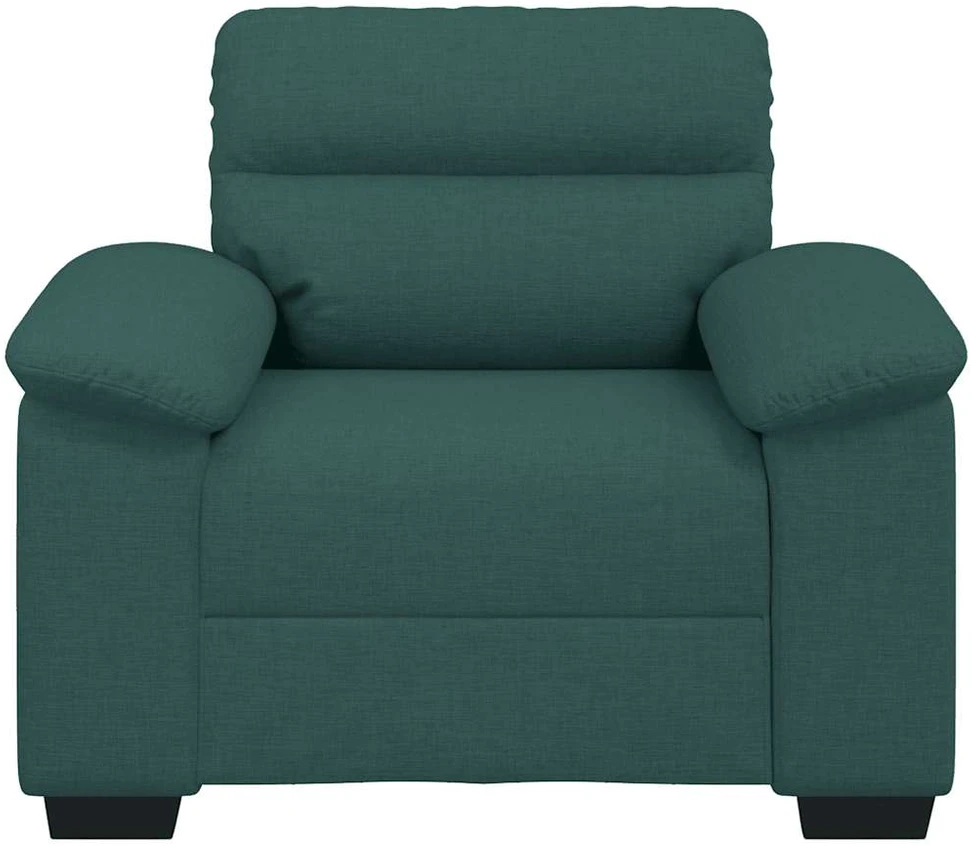 Sofa-kėdė, tamsiai žalia, 100x81x84 cm, audinys