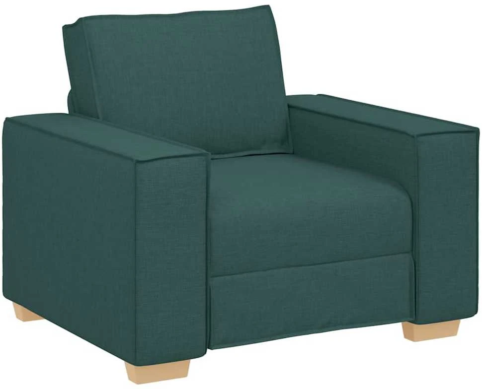 Sofa-kėdė, tamsiai žalia, 100x78x84 cm, audinys