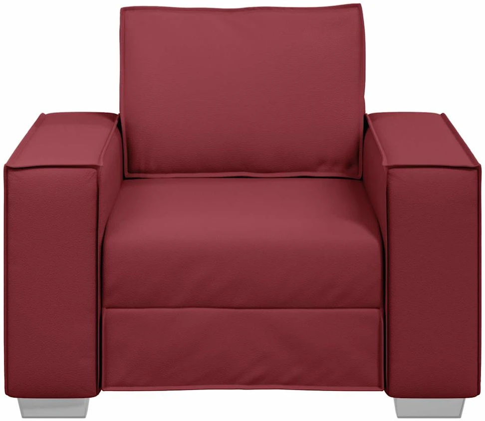 Sofa Kėdė Vyno raudona 100 cm Dirbtinė oda
