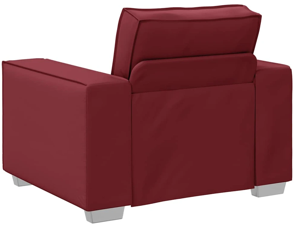 Sofa Kėdė Vyno raudona 100 cm Dirbtinė oda
