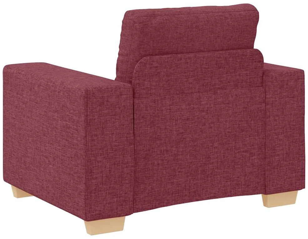 Sofa-kėdė, vyno raudonumo, 100x78x80cm, audinys