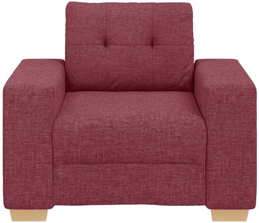 Sofa-kėdė, vyno raudonumo, 100x78x80cm, audinys