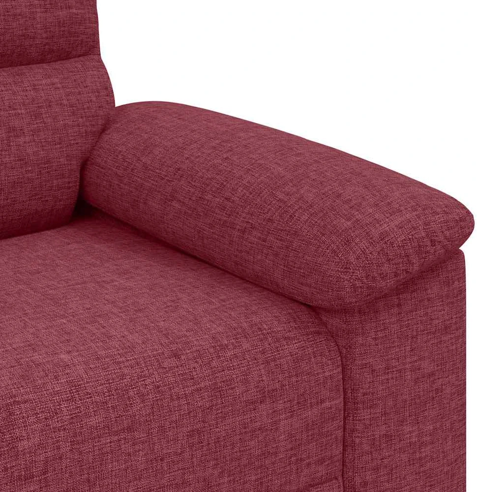 Sofa-kėdė, vyno raudonumo, 100x81x84 cm, audinys