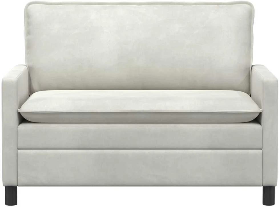 Sofa Kreminė 126 x 81 x 87,5 cm Aksomas