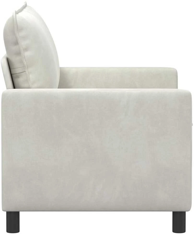 Sofa Kreminė 126 x 81 x 87,5 cm Aksomas