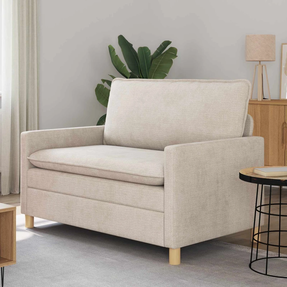Sofa Kreminė 126 x 81 x 87,5 cm Poliesteris