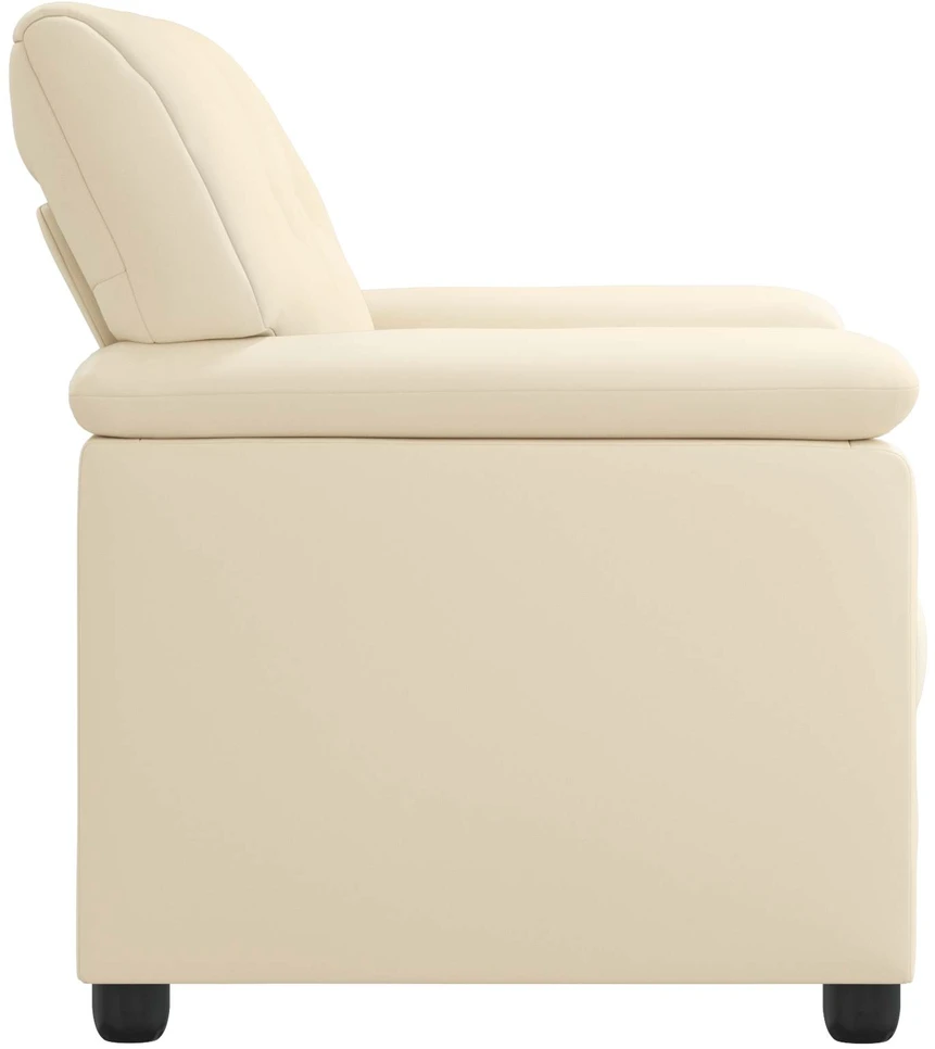 Sofa Kreminė 151 x 85 x 93 cm Dirbtinė oda