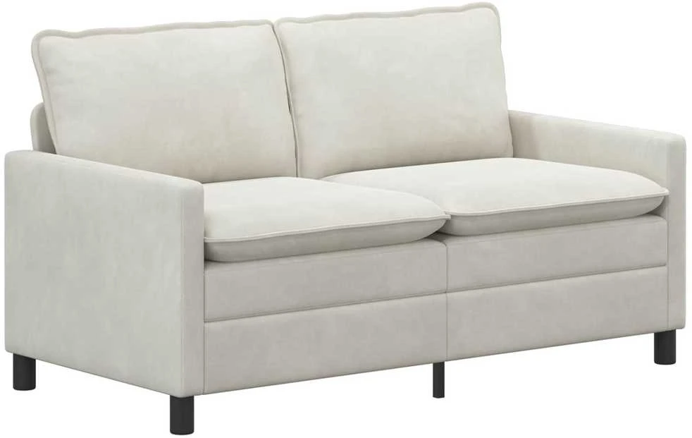 Sofa Kreminė 156 x 81 x 87,5 cm Aksomas