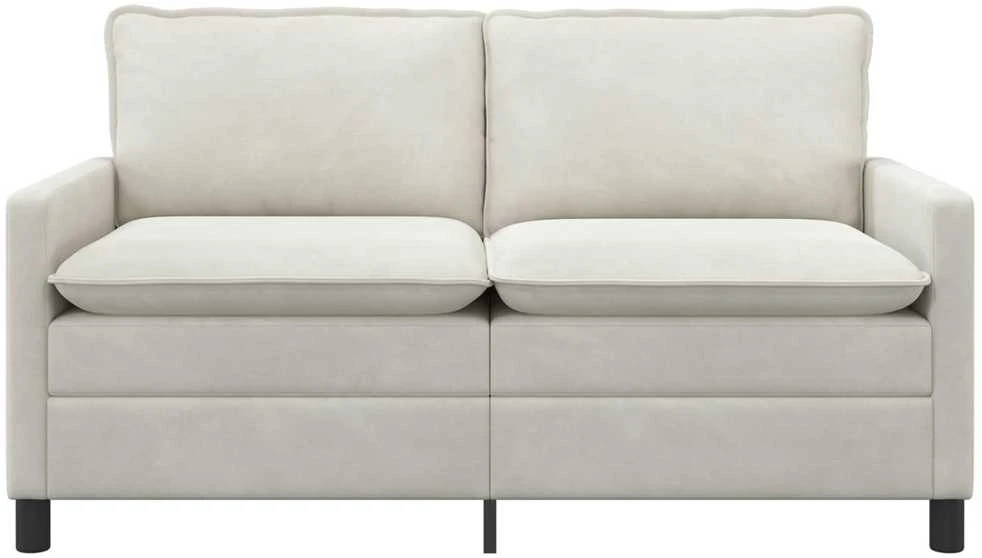 Sofa Kreminė 156 x 81 x 87,5 cm Aksomas