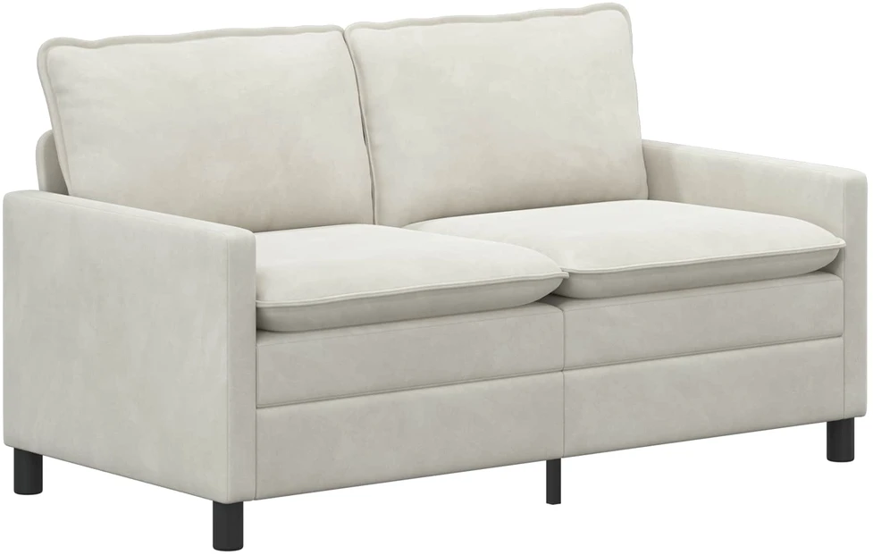 Sofa Kreminė 156 x 81 x 87,5 cm Aksomas