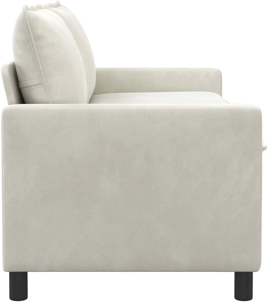 Sofa Kreminė 156 x 81 x 87,5 cm Aksomas