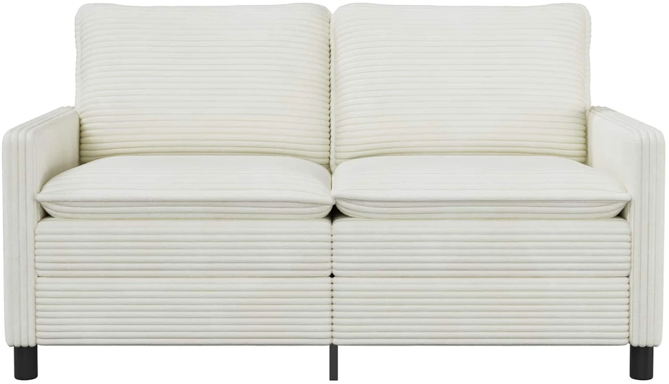 Sofa Kreminė 156 x 81 x 87,5 cm Poliesteris
