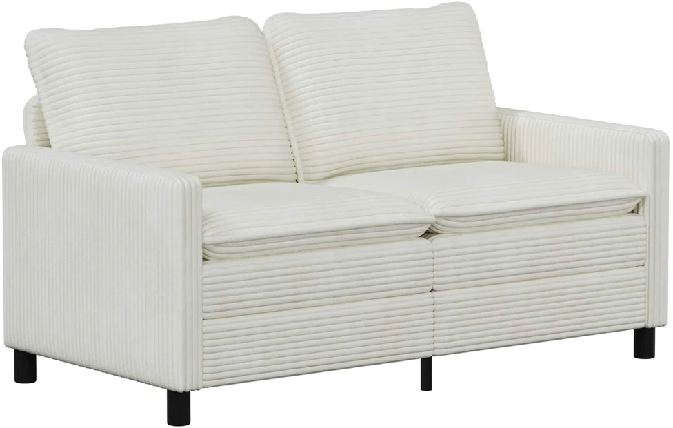 Sofa Kreminė 156 x 81 x 87,5 cm Poliesteris