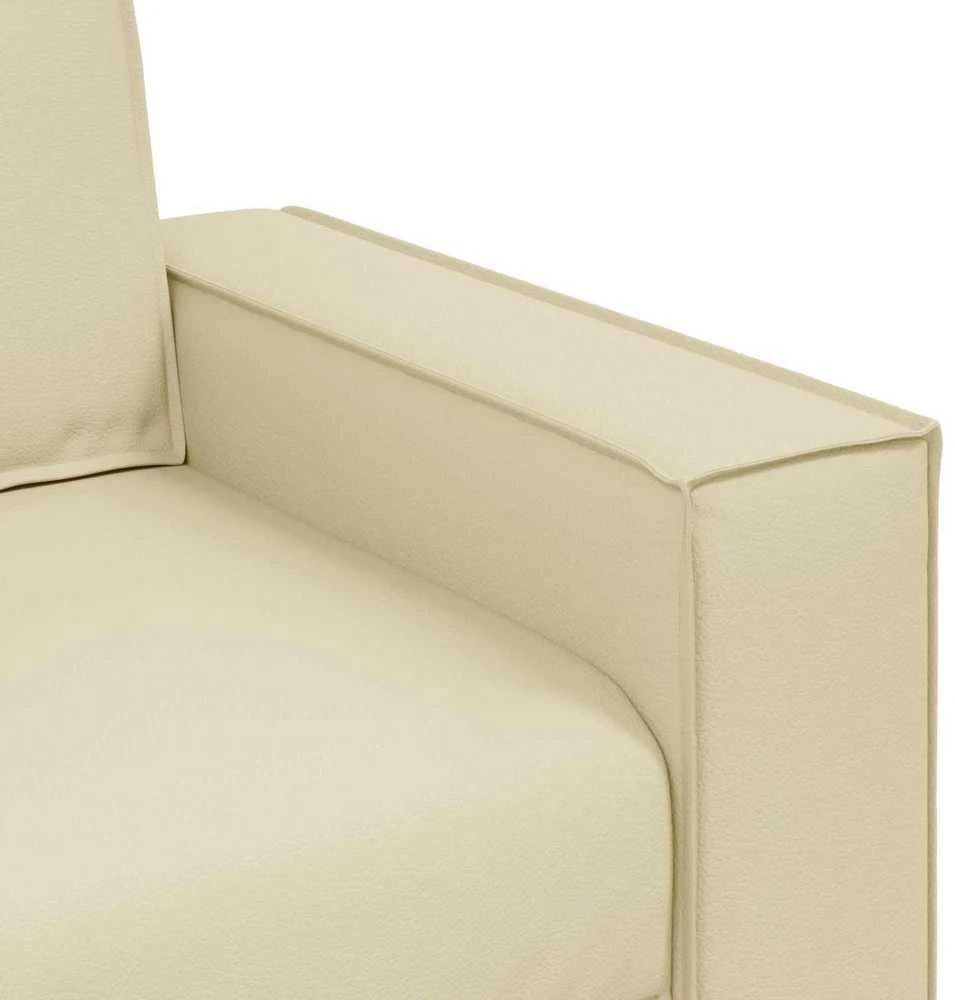 Dvivietė sofa Kreminė 160 cm Dirbtinė oda