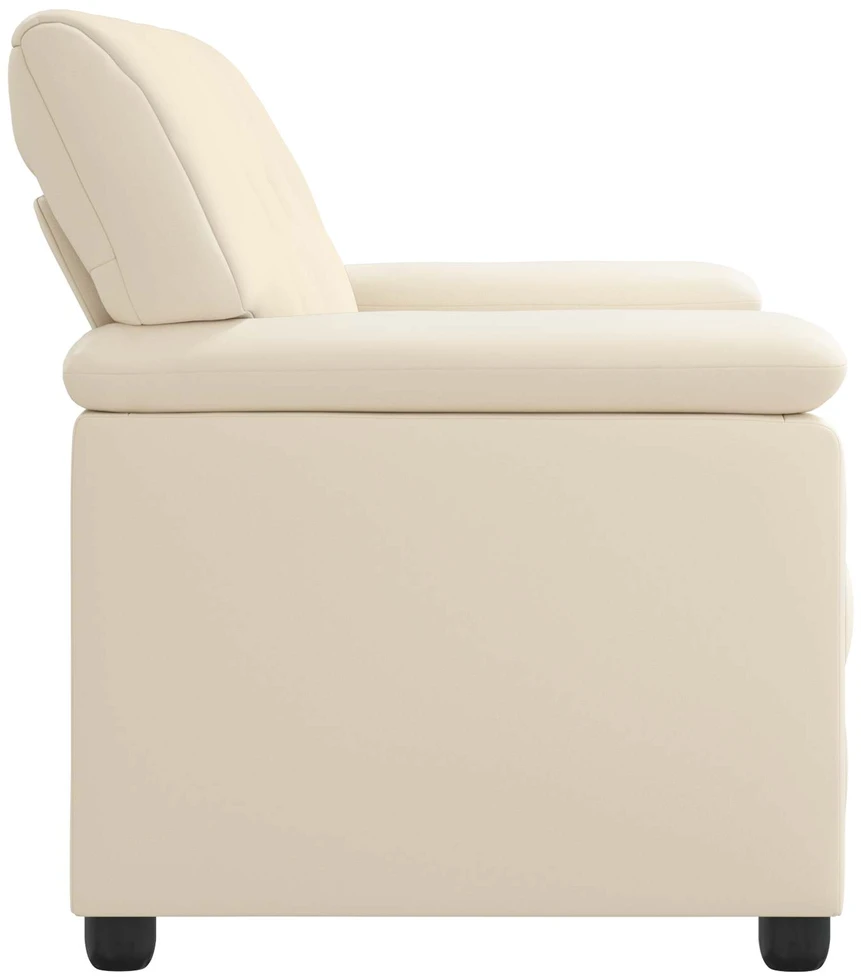 Sofa Kreminė 191 x 85 x 93 cm Dirbtinė oda