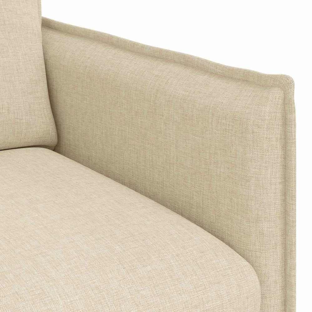 Sofa Kreminė 195 x 82 x 85 cm Metalas