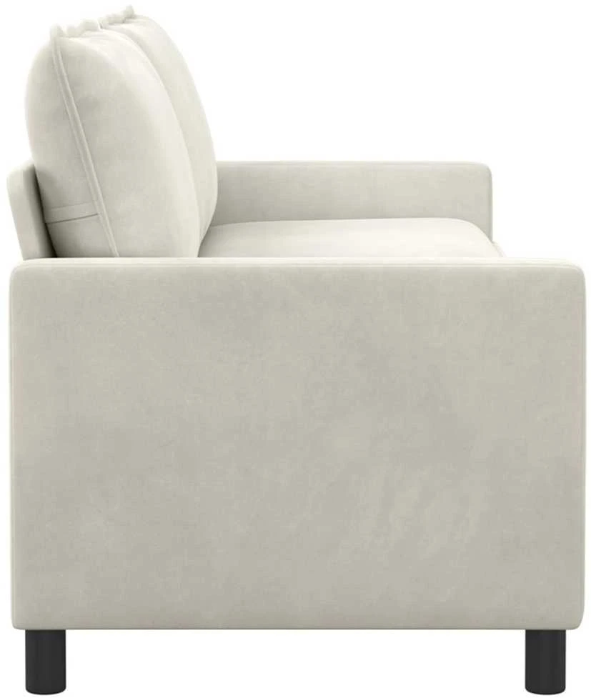 Sofa Kreminė 196 x 81 x 87,5 cm Aksomas