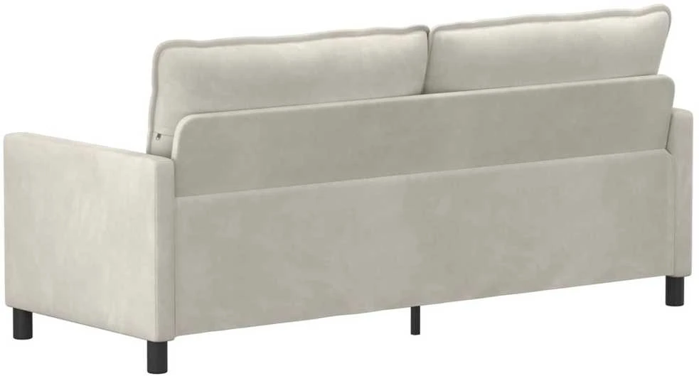 Sofa Kreminė 196 x 81 x 87,5 cm Aksomas