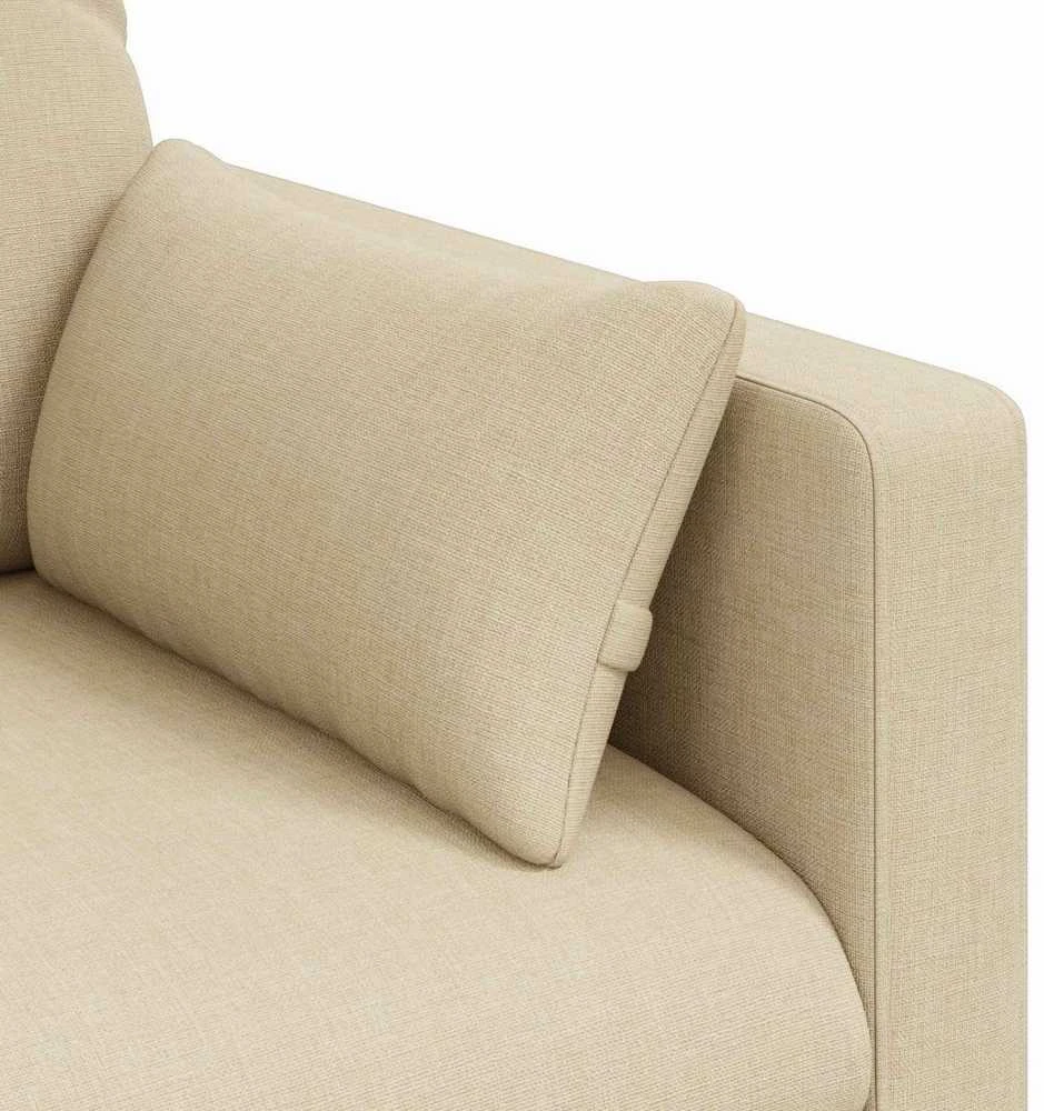 Sofa Kreminė 198 x 78 x 80 cm Metalas