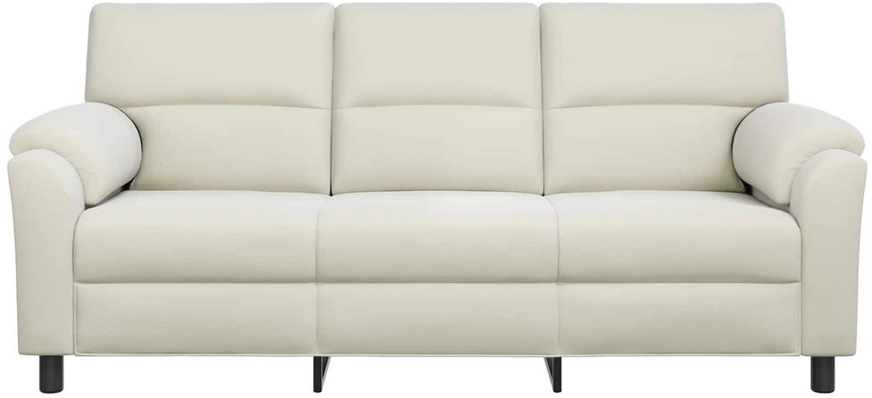 Sofa Kreminė 214 x 85 x 93 cm Aksomas