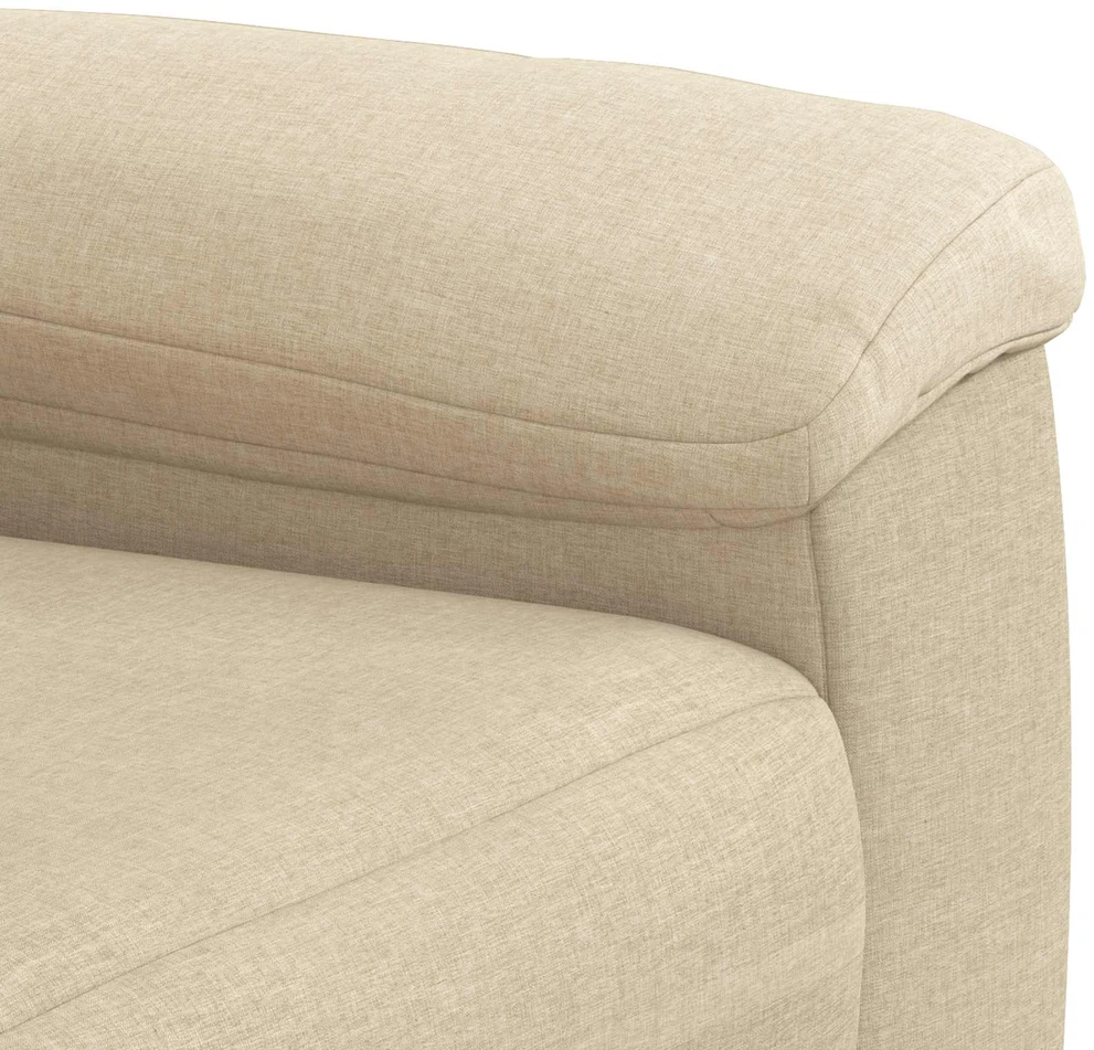 Sofa Kreminė 214 x 90 x 95 cm Audinys