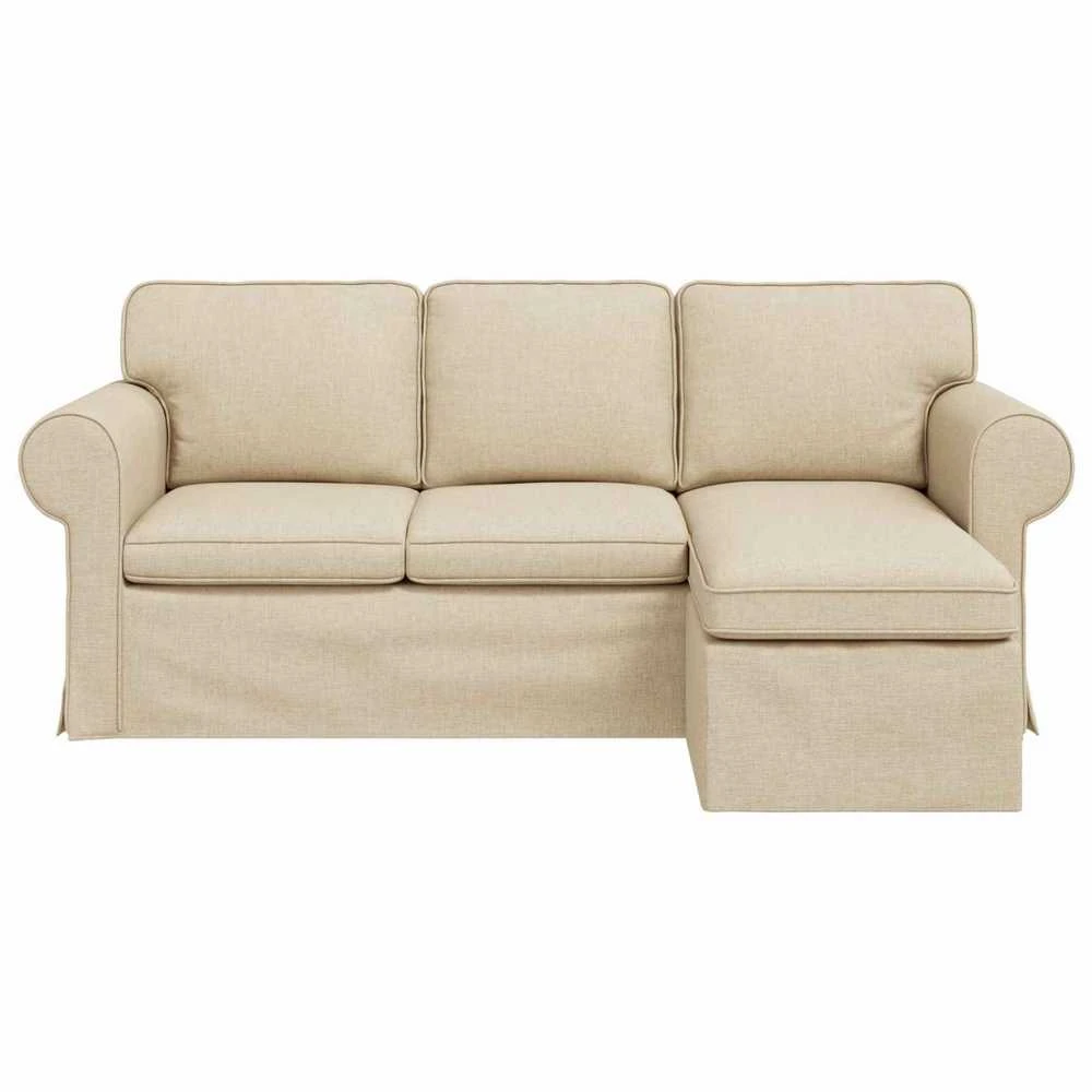 Sofa Kreminė 195 x 138 x 80 cm audinys