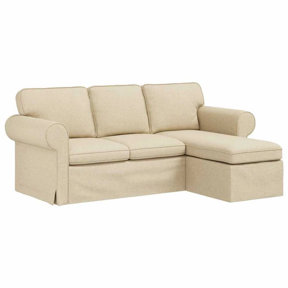 Sofa Kreminė 195 x 138 x 80 cm audinys
